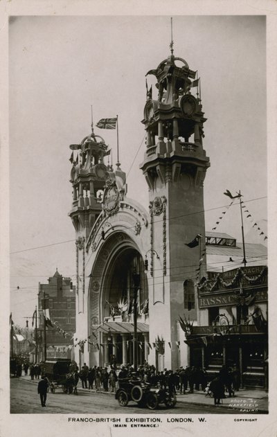 Franco-British Exhibition, Main entrance by English Photographer